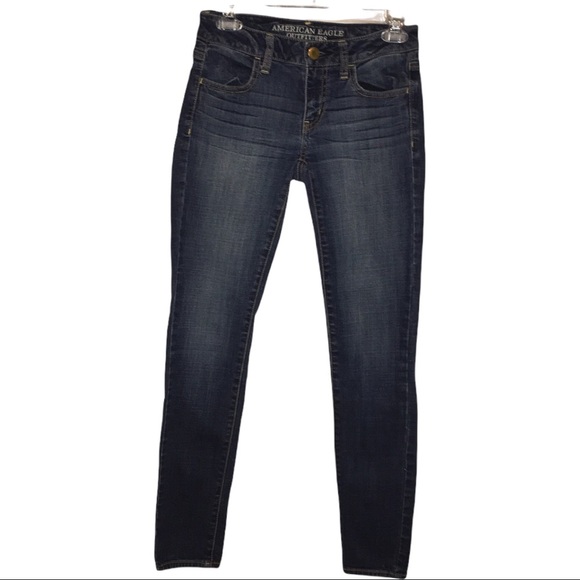 American Eagle Outfitters Denim - Womens  American Eagle Super Stretch Jeggings 2 Short Jeans Denim